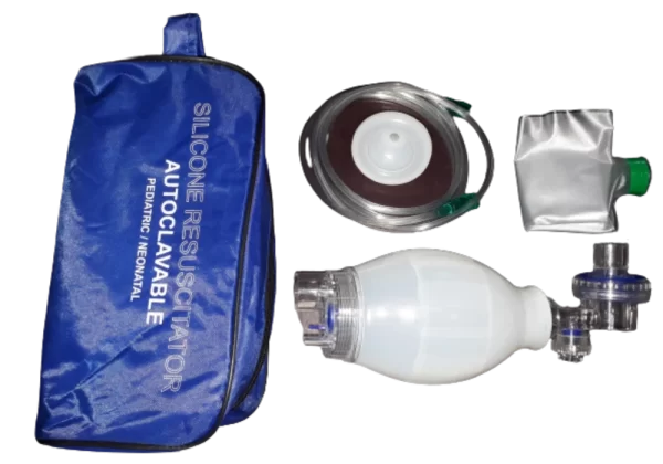 Silicon Resuscitator Pediatric Ambu Bag